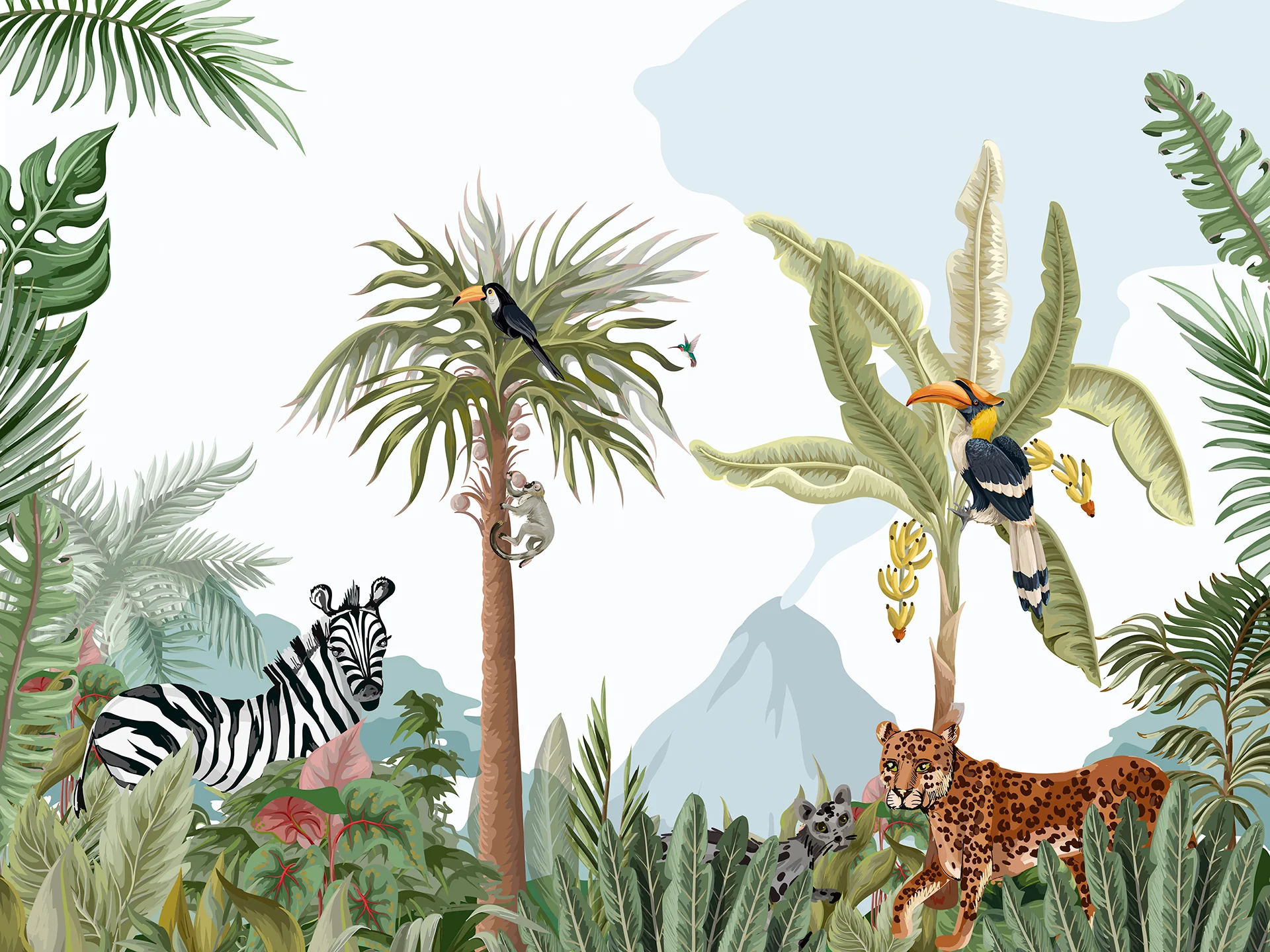 Toucan Prowl — Luxury Kids Wallpaper Dubai - Image 3