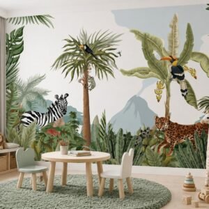 Toucan Prowl — Luxury Kids Wallpaper Dubai