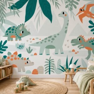 Tropic Tails — Luxury Kids Wallpaper Dubai