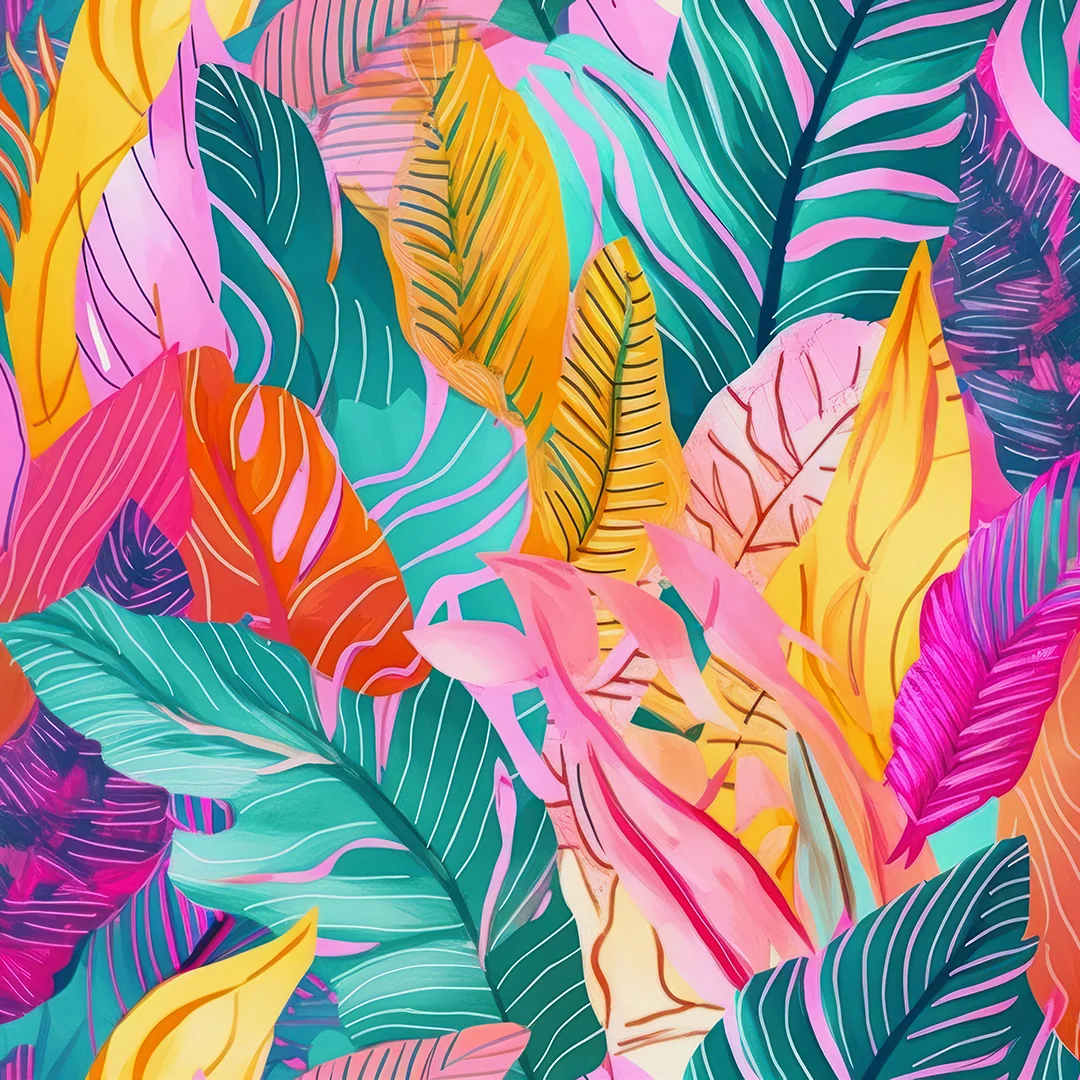 Tropic Voltage — Luxury Floral Wallpaper Dubai - Image 2