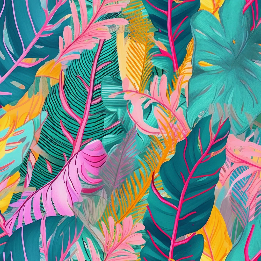 Tropic Voltage — Luxury Floral Wallpaper Dubai - Image 5