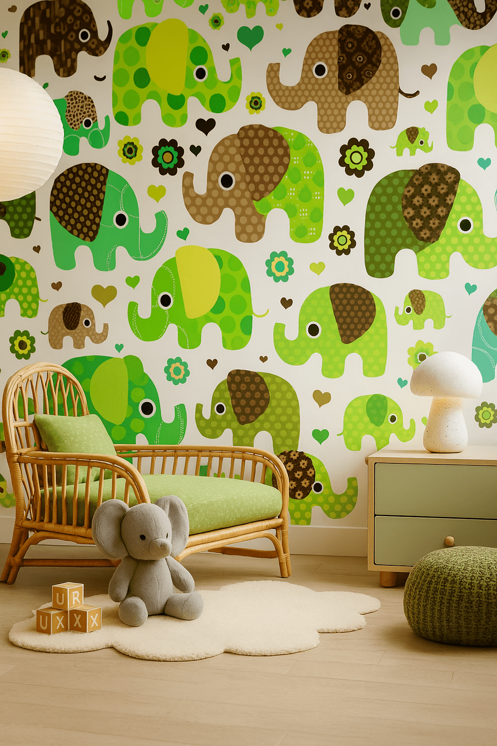 Trunky Treasure — Luxury Kids Wallpaper Dubai
