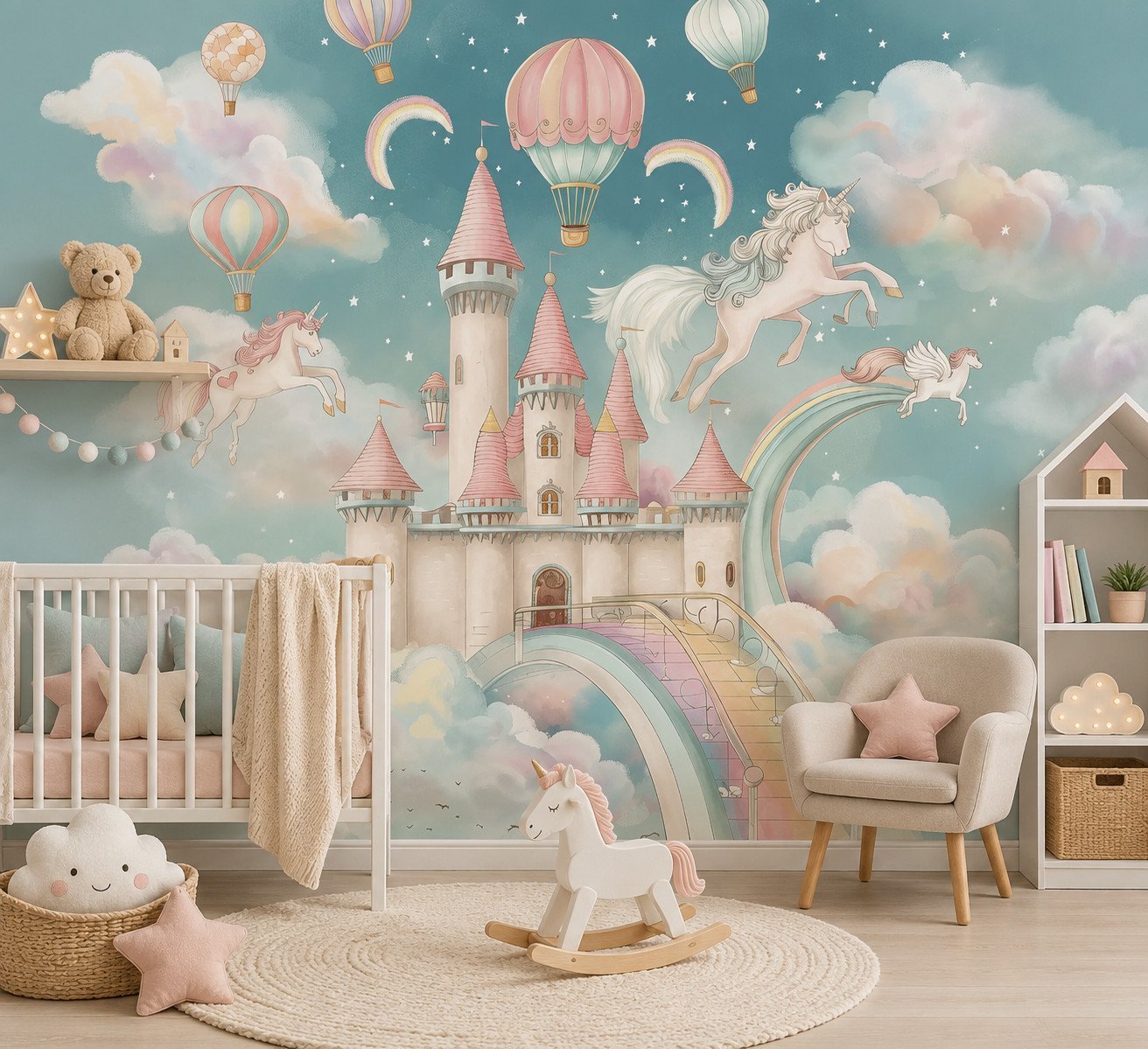 Turret Daydream — Luxury Kids Wallpaper Dubai