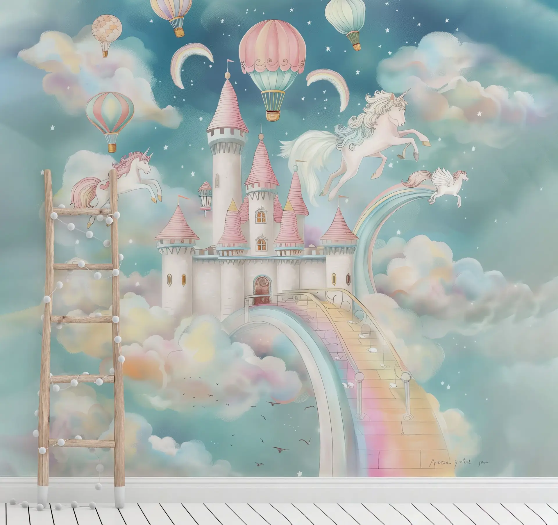 Turret Daydream — Luxury Kids Wallpaper Dubai - Image 2