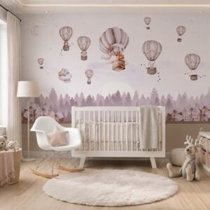 Twilight Balloons — Luxury Kids Wallpaper Dubai