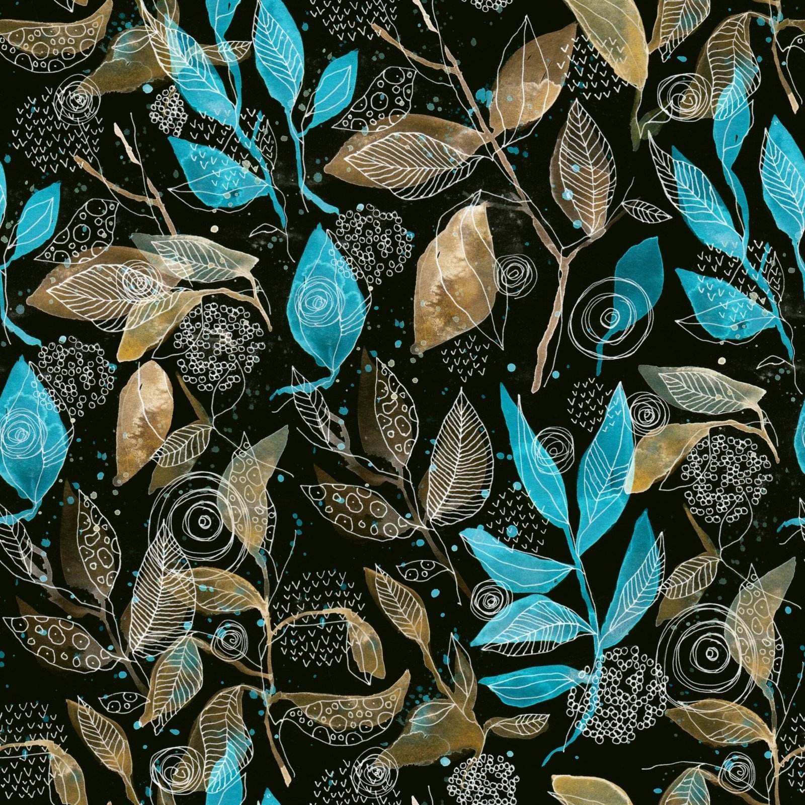 Twilight Bloom — Luxury Floral Wallpaper Dubai - Image 3