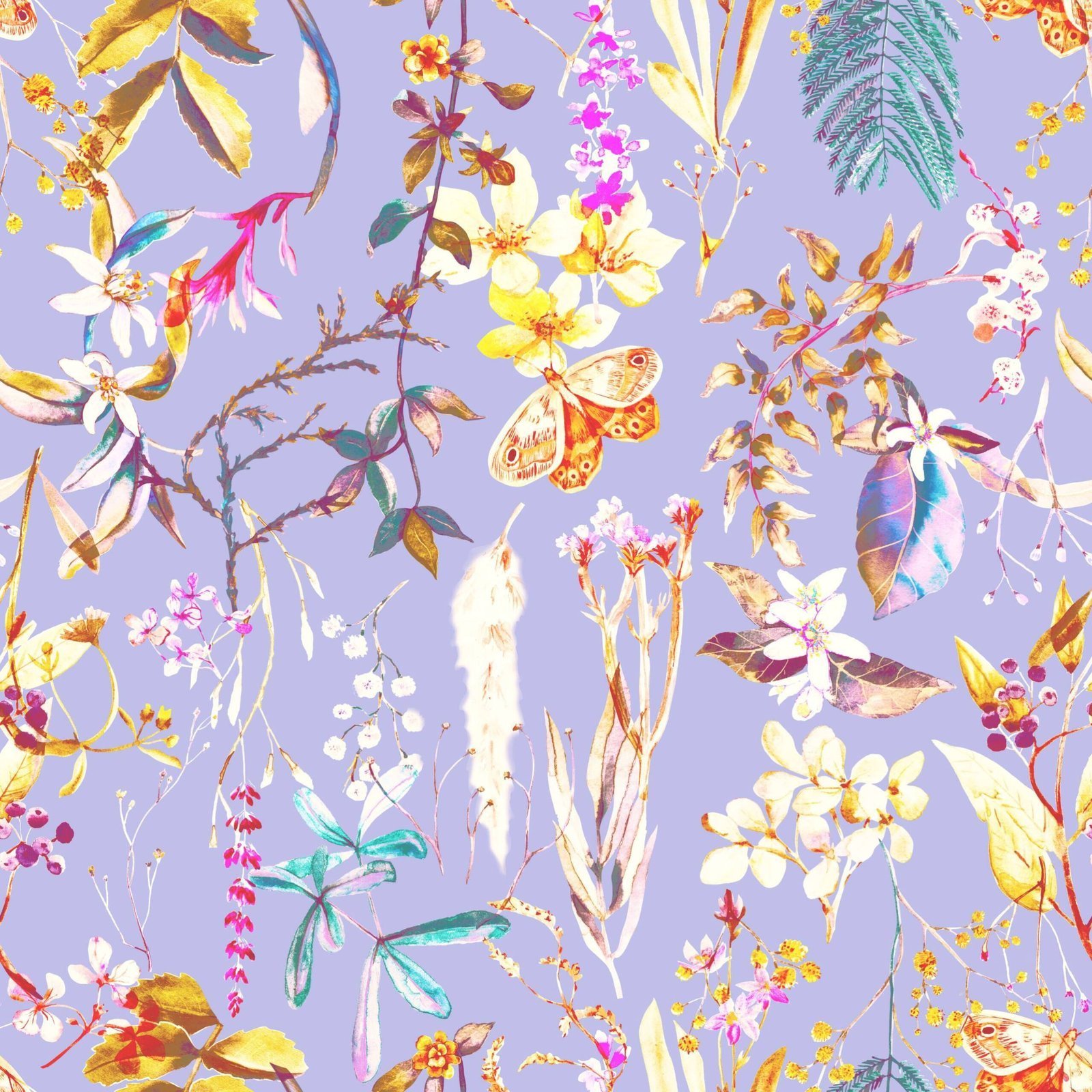 Twilight Botanica — Luxury Floral Wallpaper Dubai - Image 3