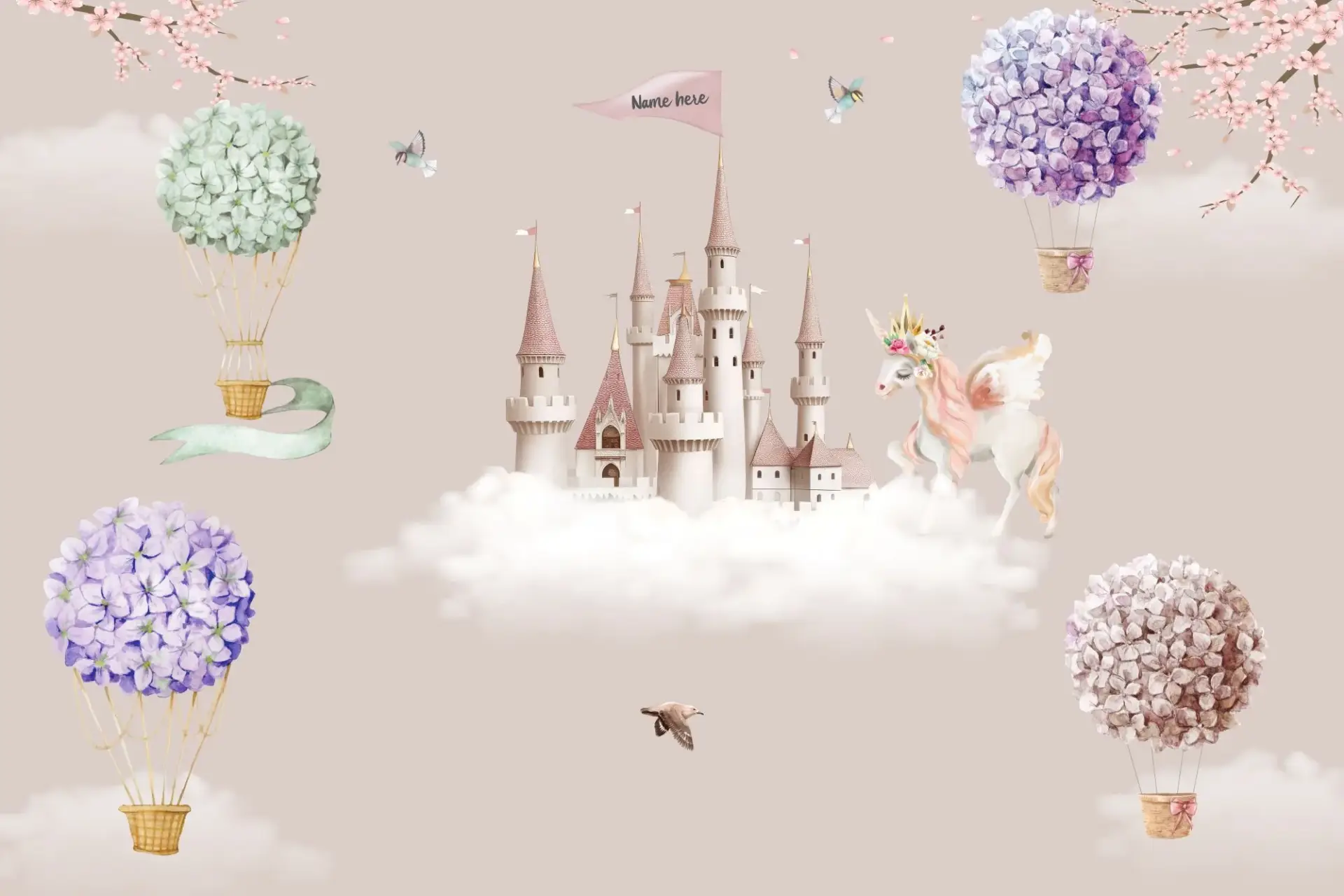 Unicorn Castle — Luxury Kids Wallpaper Dubai - Image 3