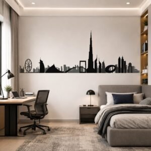 Urban Icons — Map & Mural Wallpaper Dubai