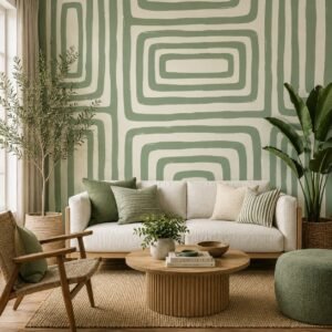 Verde Grid — Modern Wallpaper Dubai