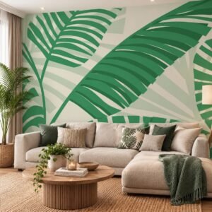 Verdure Array — Luxury Floral Wallpaper Dubai