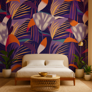 Vibrant Tropical — Modern Wallpaper Dubai