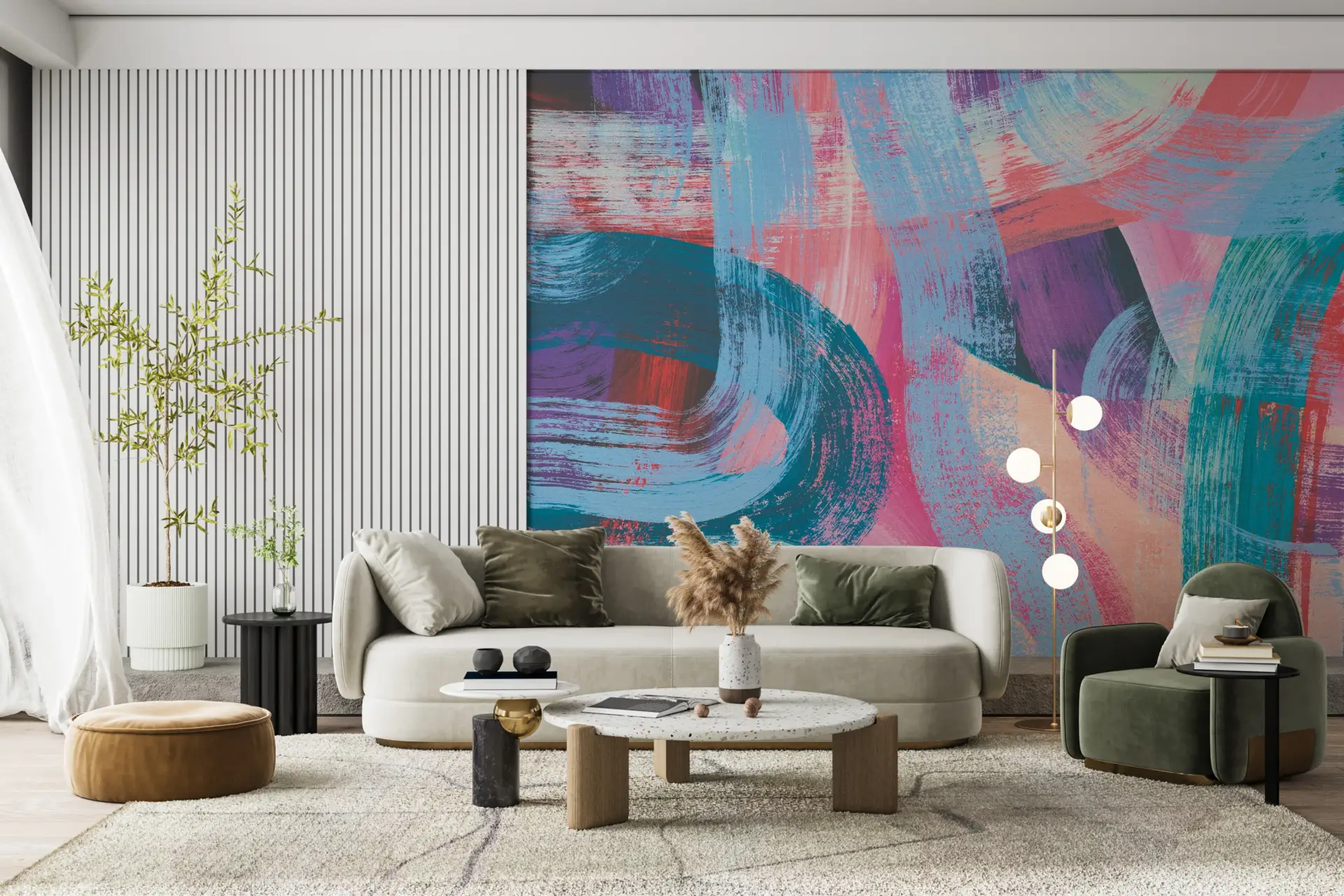 Vivid Sweep — Modern Wallpaper Dubai - Image 3