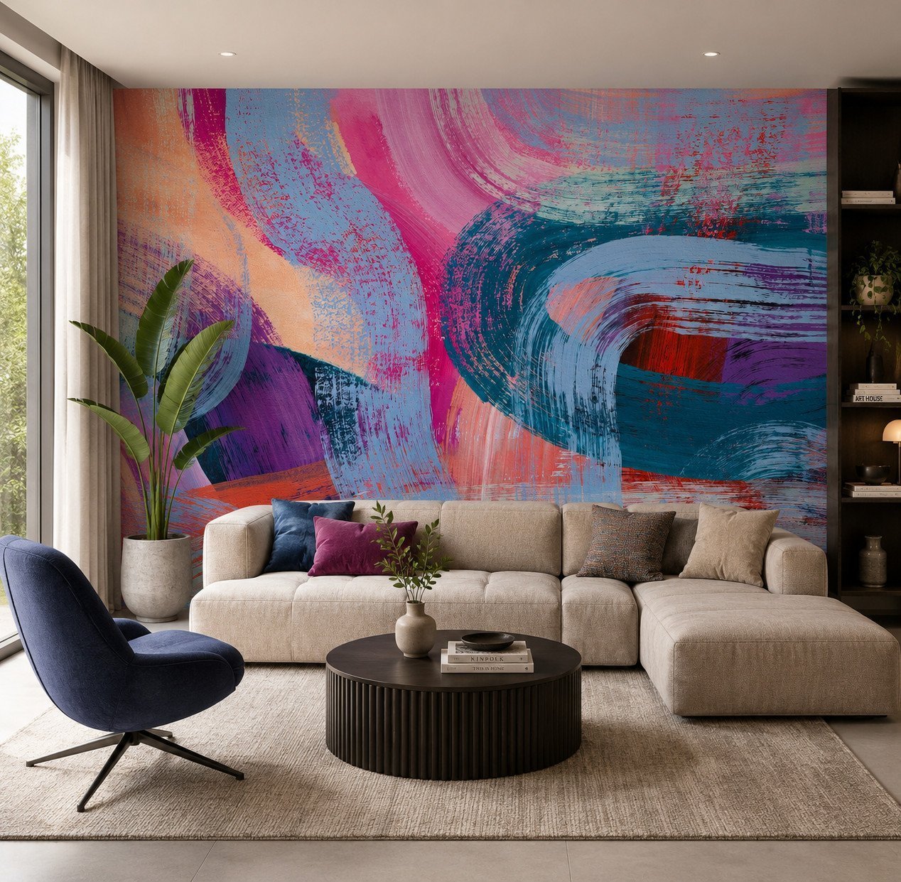 Vivid Sweep — Modern Wallpaper Dubai