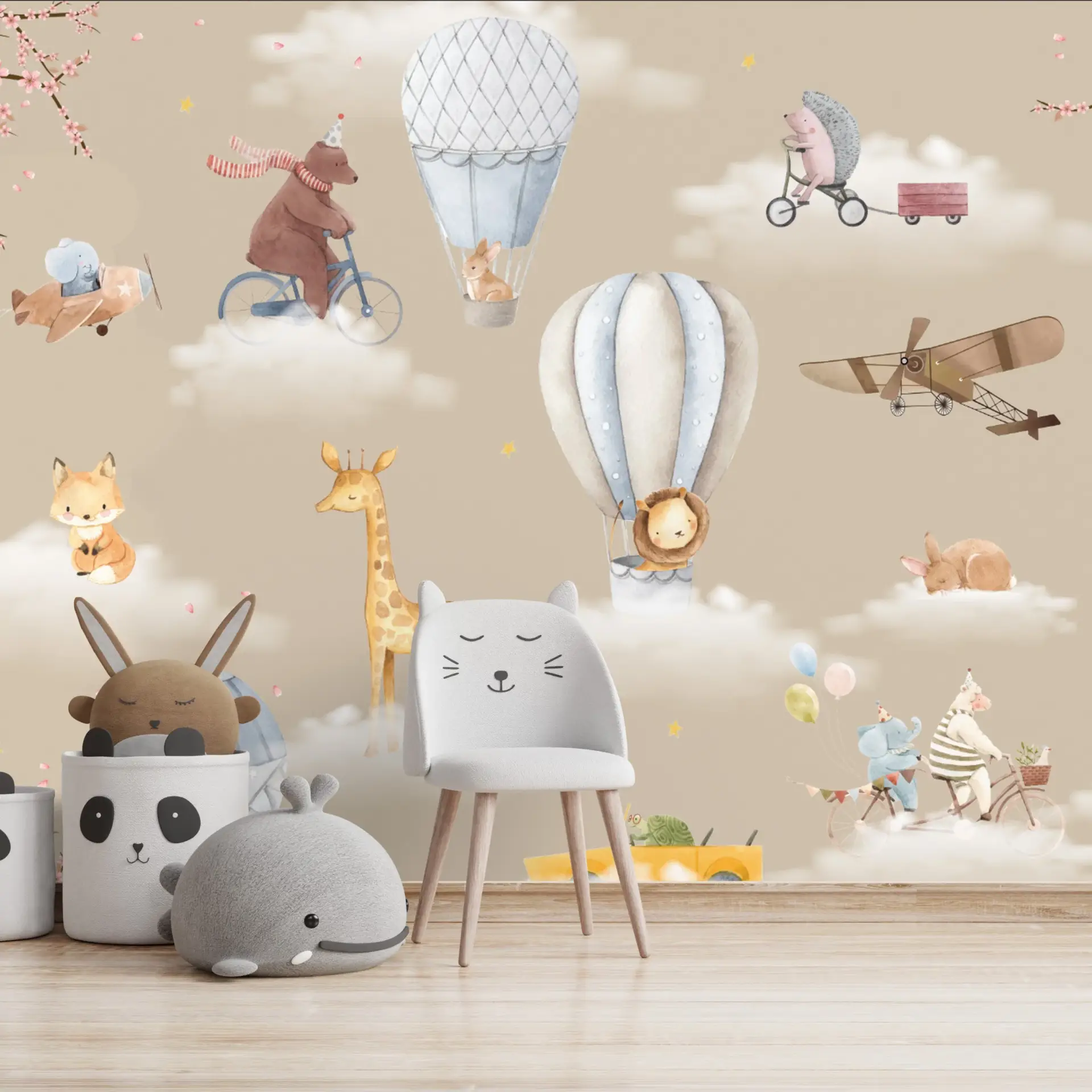 Whimsical Journey — Luxury Kids Wallpaper Dubai