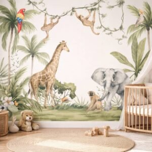 Wild Playland — Luxury Kids Wallpaper Dubai