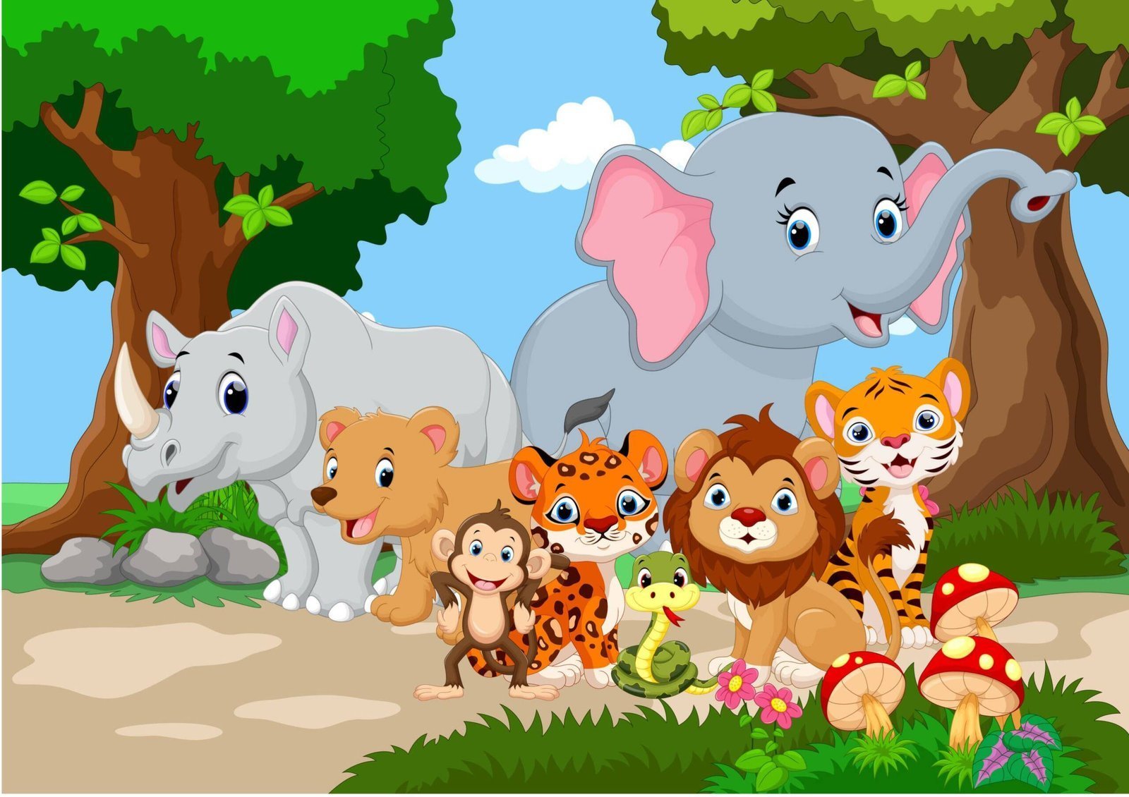 Wild Wonder Hideaway — Luxury Kids Wallpaper Dubai - Image 2