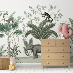 Wildwood Friends — Luxury Kids Wallpaper Dubai