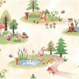 Cozy Critters — Kids Standard Wallpaper Dubai