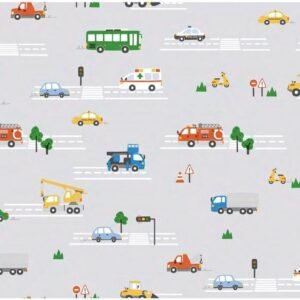 Traffic Town — Kids Standard Wallpaper Dubai