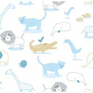 Playfull ZooLand 1 — Kids Standard Wallpaper Dubai